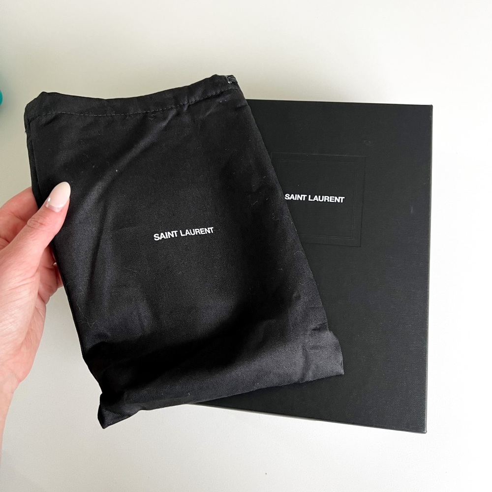 Saint Laurent Cassandre Leather Shoulder Bag - Picture 12 of 15